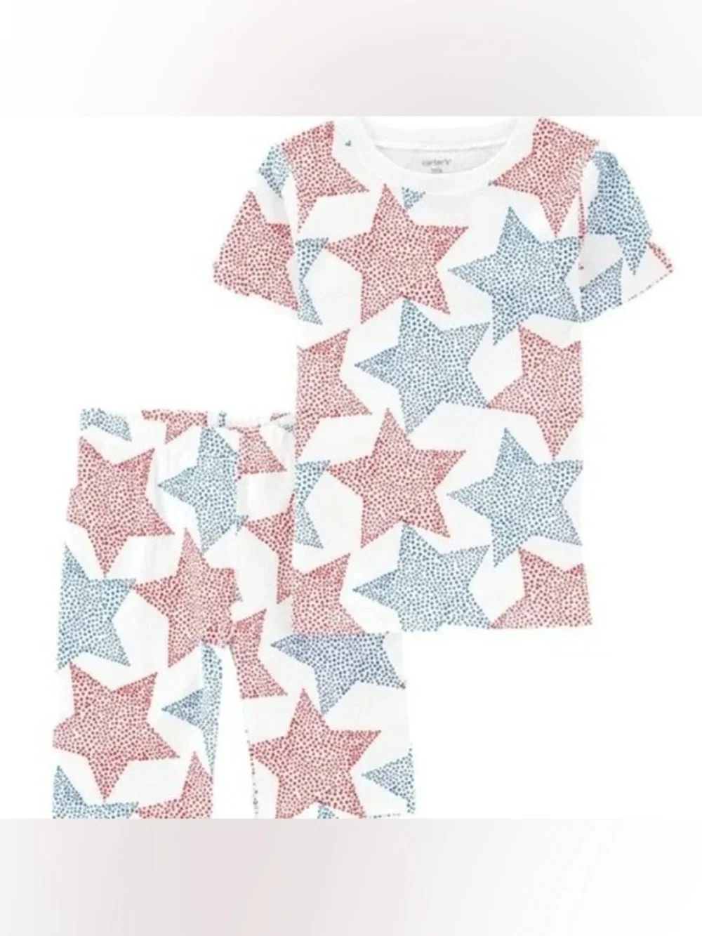 Carter’s Patriotic Red White & Blue Star Pajama Set Size 3T